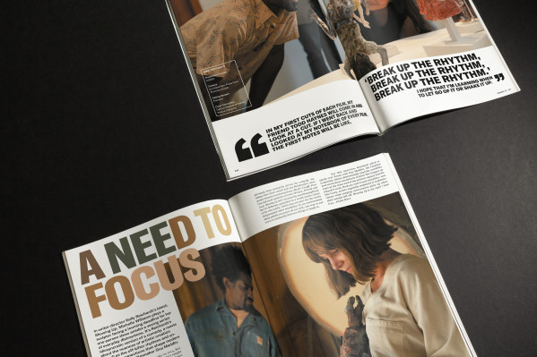 Grafikdesign des Filmmaker Magazins