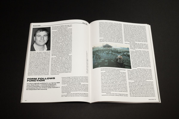 Grafikdesign des Filmmaker Magazins