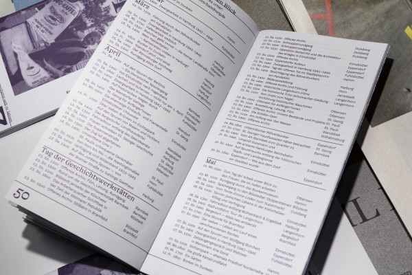 Picture of the graphic design of an inside page of the Kiek Mol! 2023 Issue