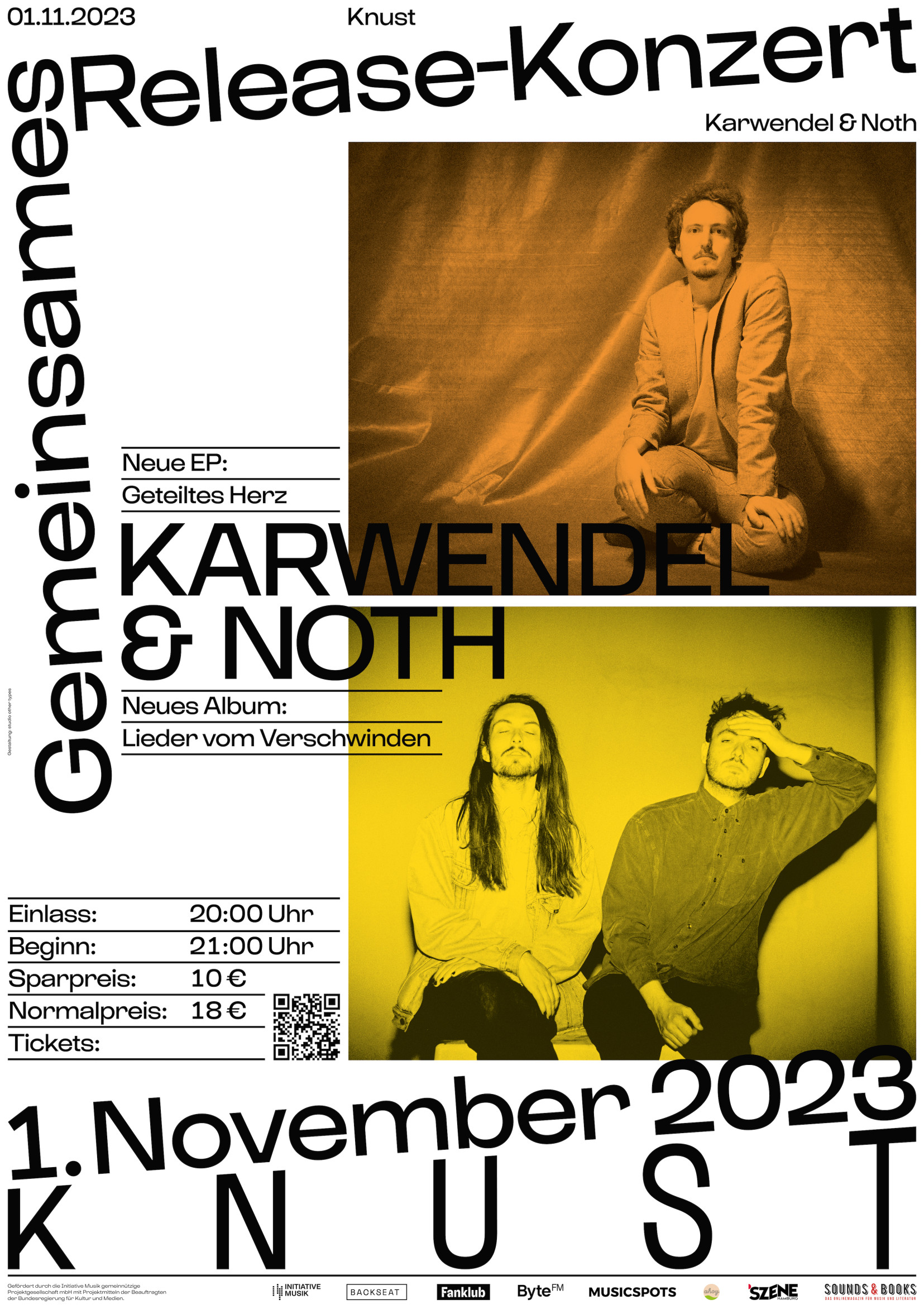 Graphicdesign for the Bands Karwendel and Noth, Posterdesign