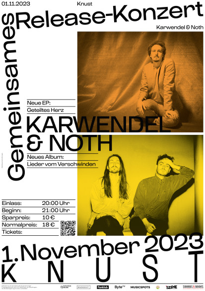 Graphicdesign for the Bands Karwendel and Noth, Posterdesign