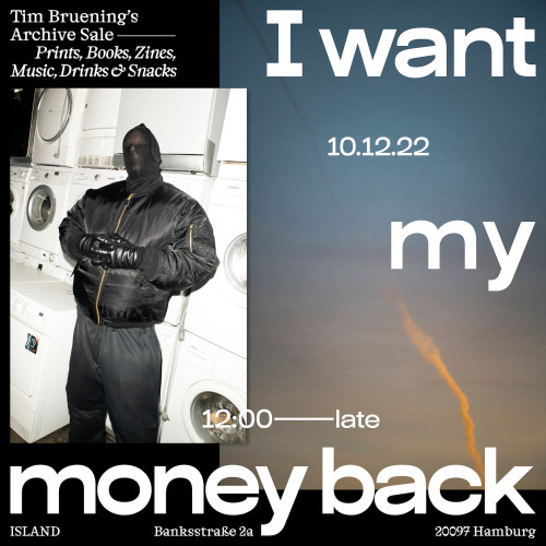 Flyer design for the photographer Tim Bruening, digital