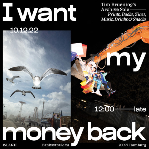 Flyer design for the photographer Tim Bruening, digital